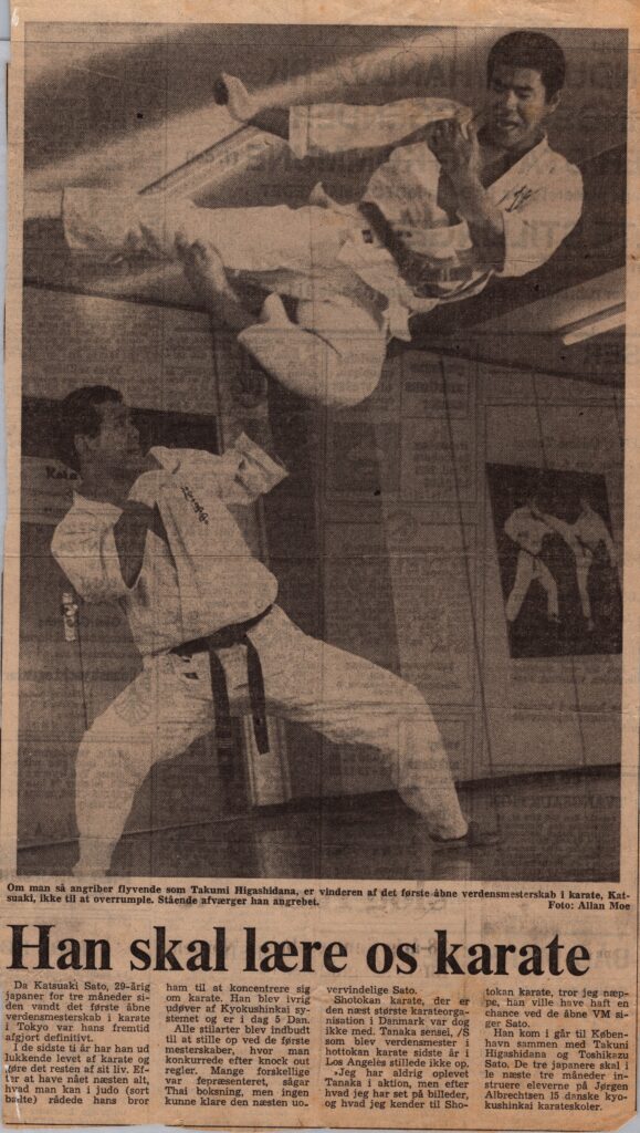 Han skal lære os karate