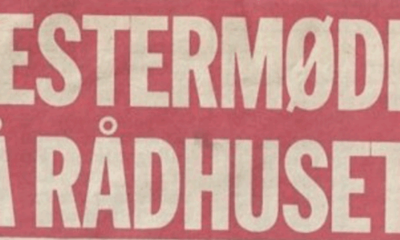 Mestermøde på rådhuset