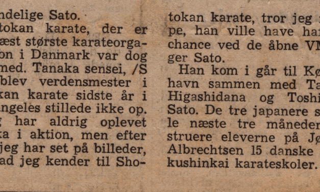 Han skal lære os karate