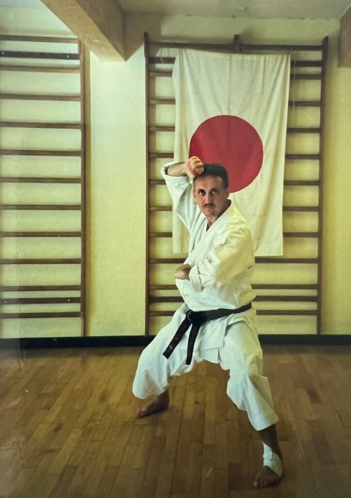 Taget ved samme seminar som de første billede. åbningsbevægelse i koten kata rakuyo