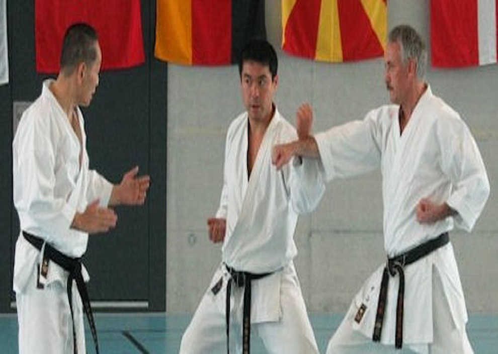 Fra en træning m. asai shihan . min partner er koike sensei 6.dan jks
